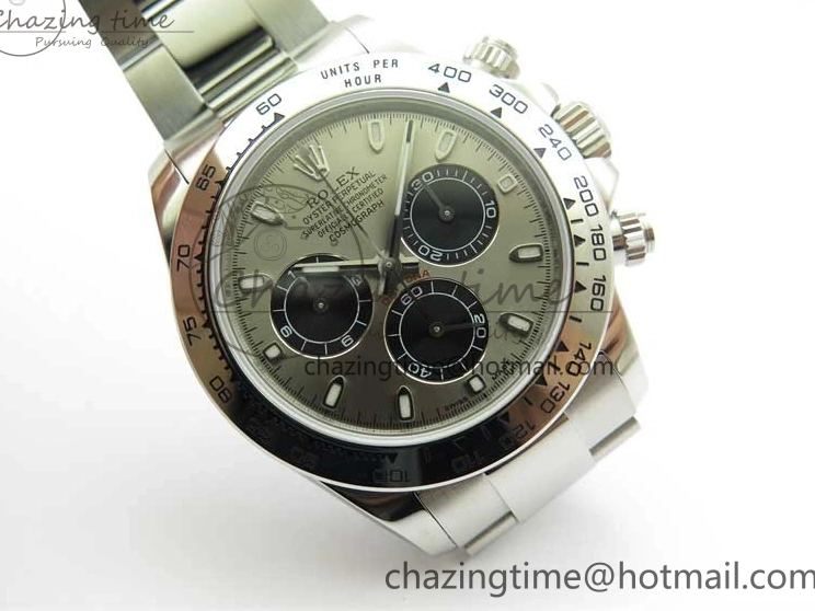 Dial A7750 KKF on Steel Gray Edition Bracelet SS Daytona 1:1 116509 Best 904L 0821